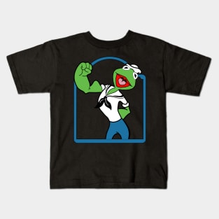 Kermit the sailor man Kids T-Shirt